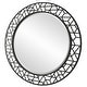 preview thumbnail 3 of 4, Uttermost 09907 Mosaic 40" Diameter Circular Framed Bathroom Mirror