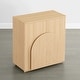 preview thumbnail 18 of 49, Spruce & Spring Modern Sideboard Buffet Cabinet with Wave Design