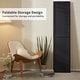 preview thumbnail 21 of 22, 4 Panel Pegboard Display Room Divider 5.6 FT Wooden Foldable Privacy Screen, Wood Room Divider