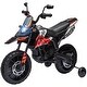 preview thumbnail 10 of 18, Aprilia Licensed Kids Electric Dirt Bike with 12V Dual Motors, Training Wheels, USB Music, and Headlights