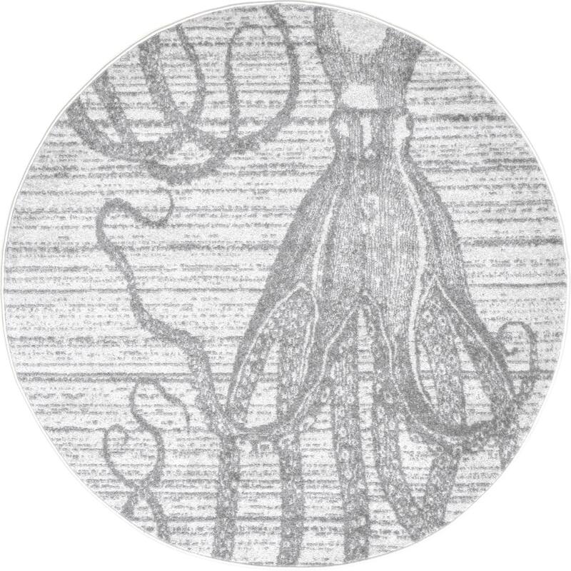 Nuloom Thomas Paul Power loomed Octopus Area Rug