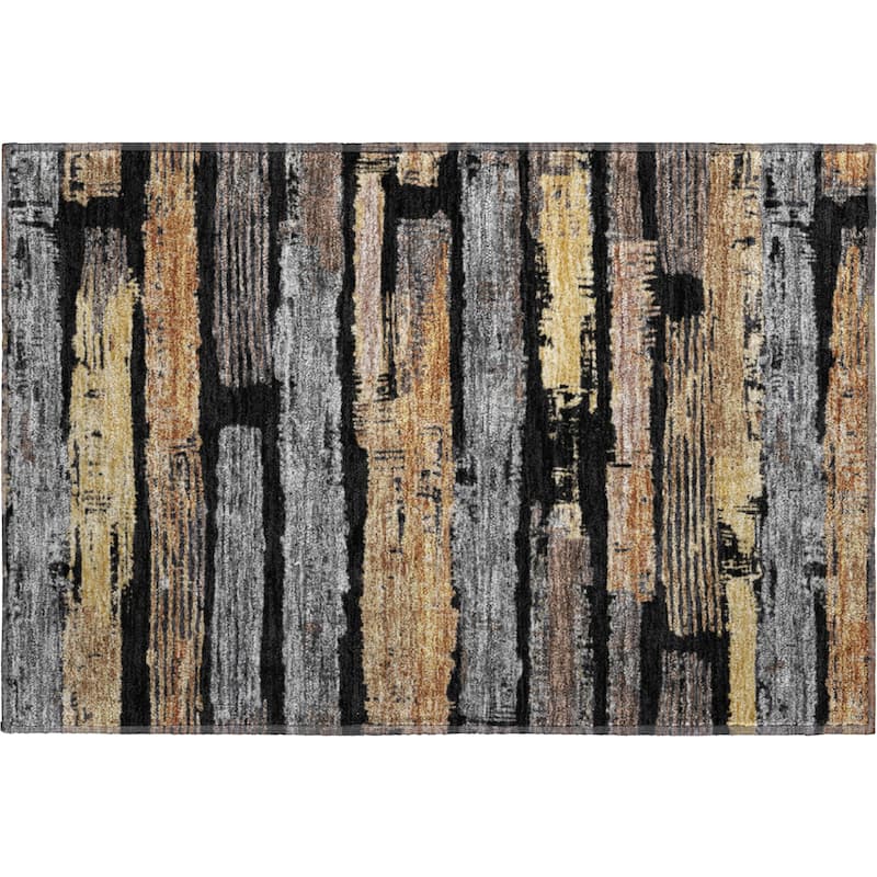 Premium Washable Super Soft Abstract Stripes Mayfield Rug