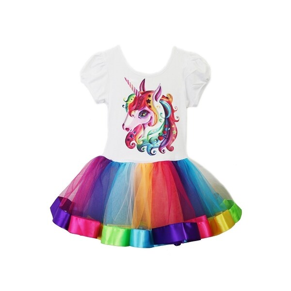 unicorn ruffle dress