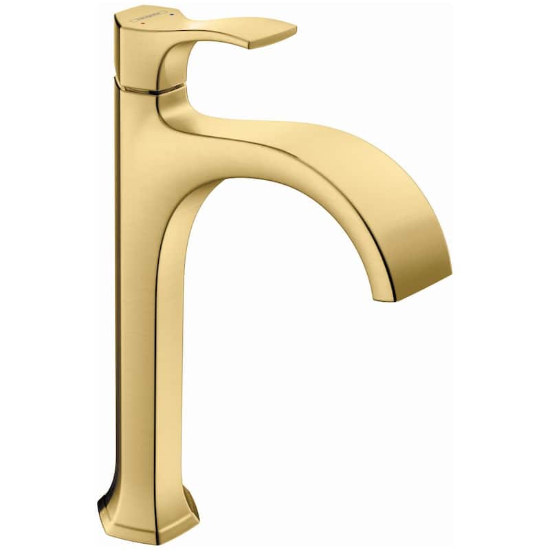 Hansgrohe Locarno 1.2 GPM Vessel Single Hole Bathroom Faucet - Less - Brushed Gold Optic