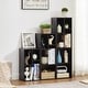 preview thumbnail 28 of 34, VECELO Set of 3 Cube Bookshelves 2/3/4-Tier Open Shelf Bookcase with Irregular Cubes for Living Room Study Bedroom Office Black(set of 3)