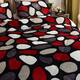 3-Piece Floral Printed Sherpa-Backing Reversible Comforter Set
