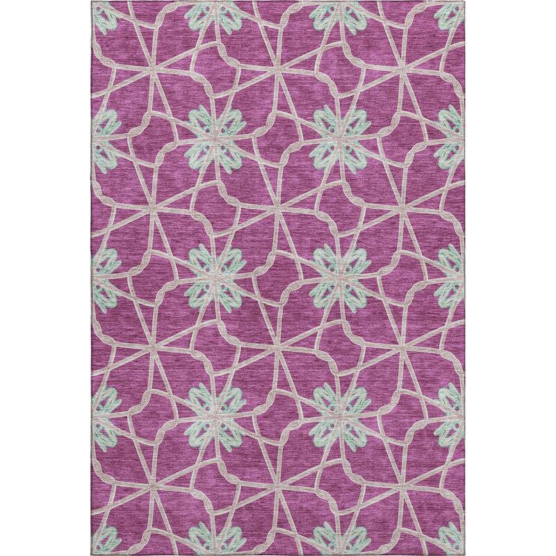Premium Washable Super Soft Contemporary Tangle Mayfield Rug