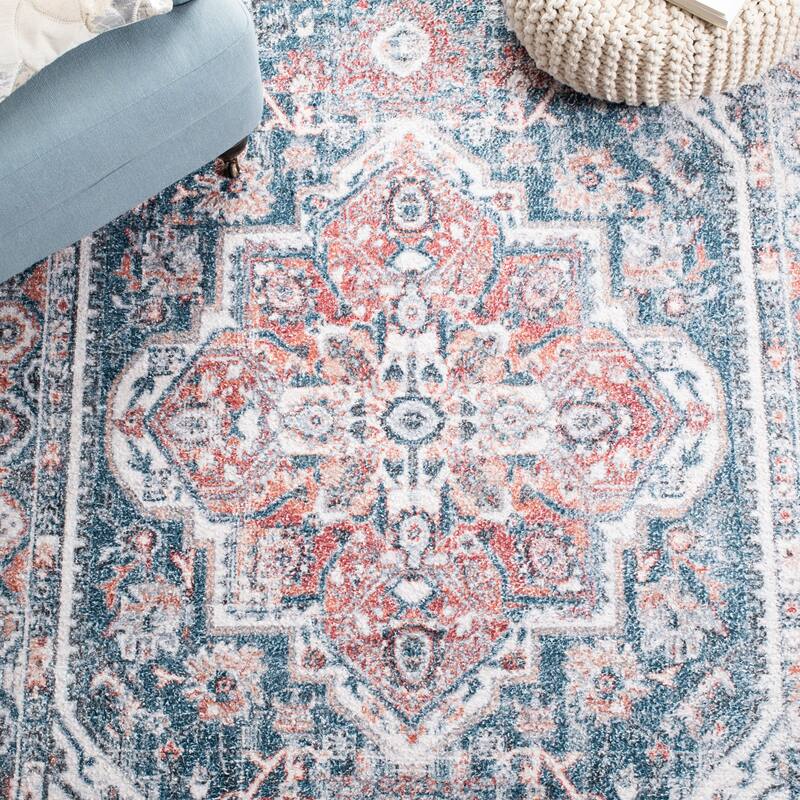 SAFAVIEH Handmade Classic Vintage Shere Transitional Polyester Rug