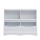 preview thumbnail 26 of 26, Stylish Kid's Toy Storage Organizer with Bookcase, Multi-Functional Nursery Storage Cubby Cabinet for Playroom and Bedroom