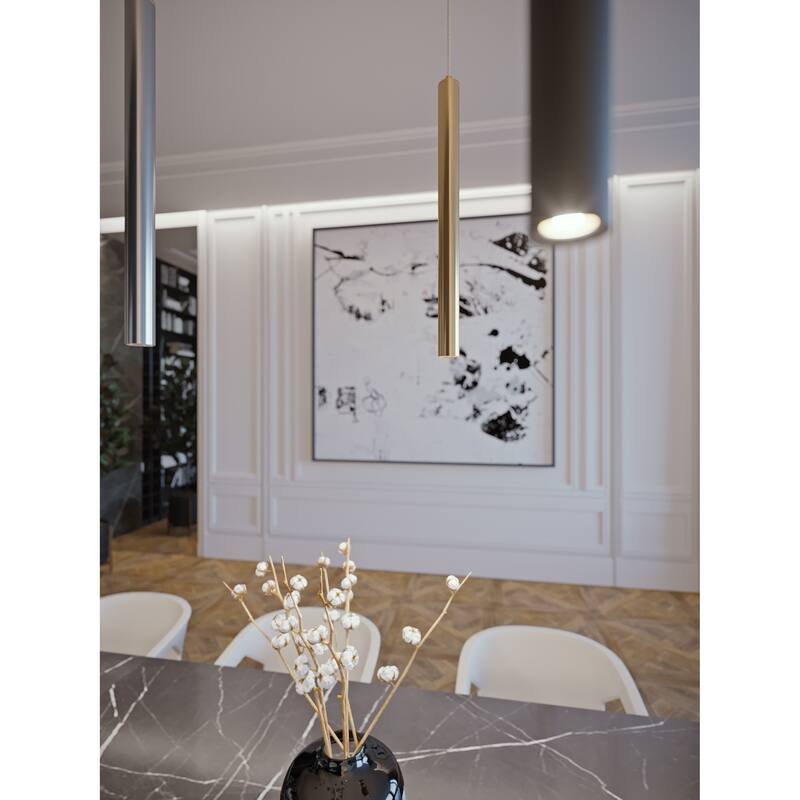 Eli 16" Pendant - Satin Nickel