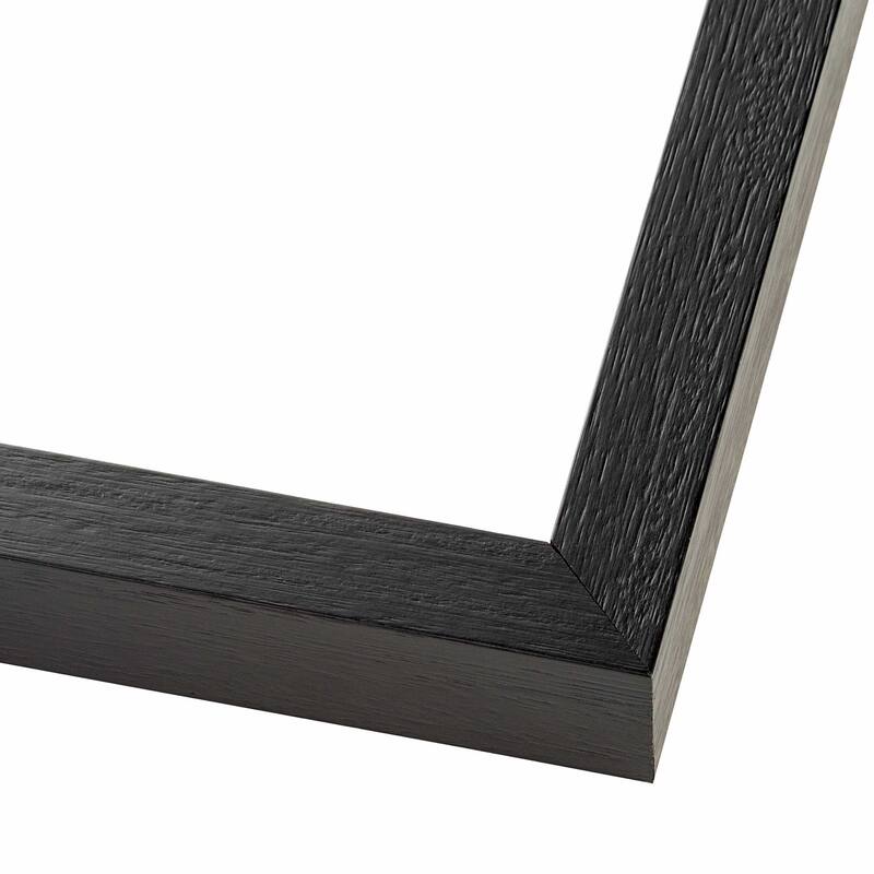 24x24 Shadow Box Frame Black, 1 inches Deep Real Wood Farmhouse