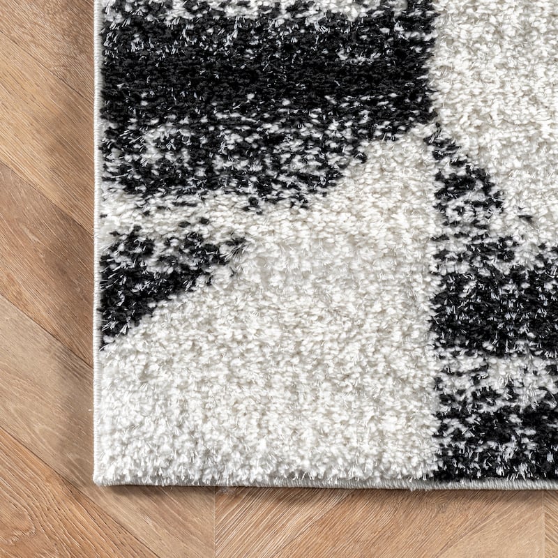 Nuloom Avery Herringbone Cozy Shag Area Rug