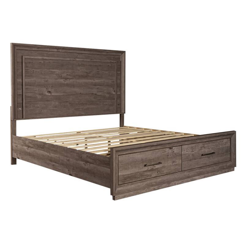 Horizons Graystone Queen Storage Bed