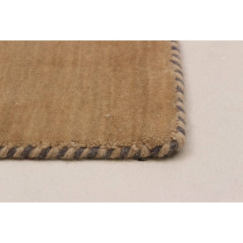 Kashkuli Gabbeh Khaki Rug 6'7" x 6'6" - 6'7 x 6'6