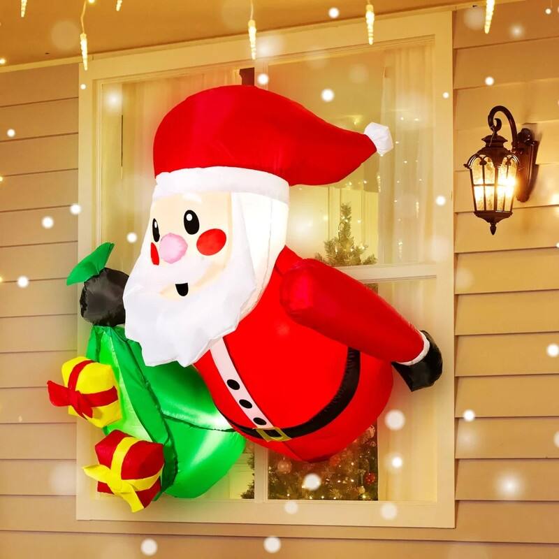 Santa Front Stuck Inflatable