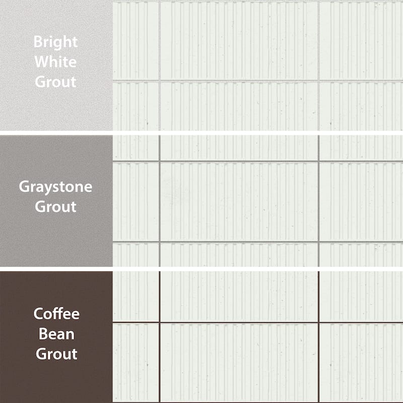 Merola Tile Kings Loft White 7-7/8" x 15-3/4" Ceramic Wall Tile