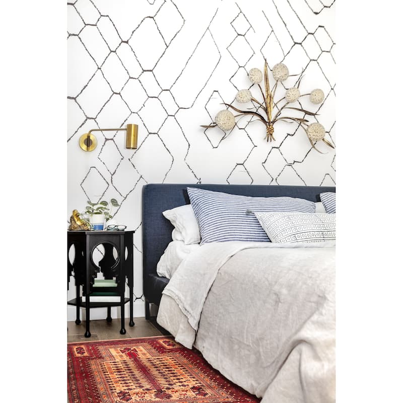 ECARPETGALLERY Hand-knotted Teimani Tan Wool Rug - 3'5 x 4'7