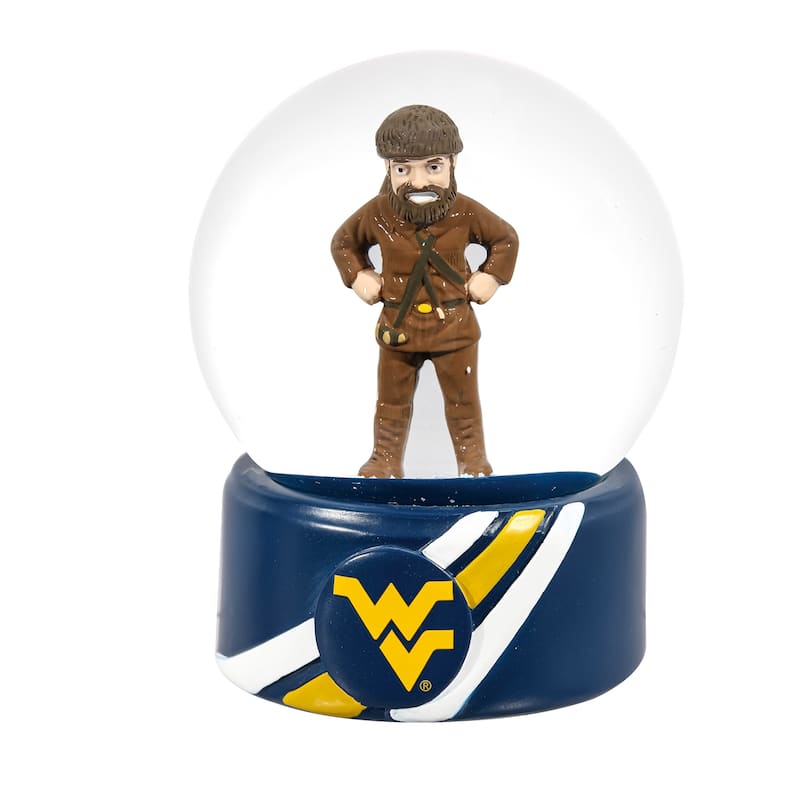 West Virginia University 5 in. Glass Tabletop Snow Globe