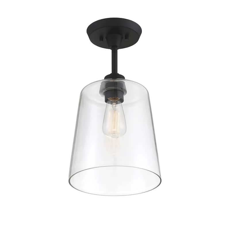 Meridian M60010 Single Light 10" Wide Semi-Flush Ceiling Fixture