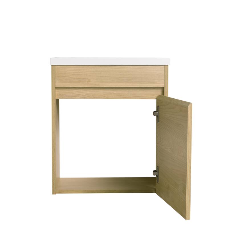 Topcraft 18-inch Wall Mount Bathroom Cabinet with Sink