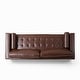 preview thumbnail 21 of 34, Malinta Contemporary Tufted 3 Seater Sofa by Christopher Knight Home - 82.25" L x 33.00" W x 33.00" H