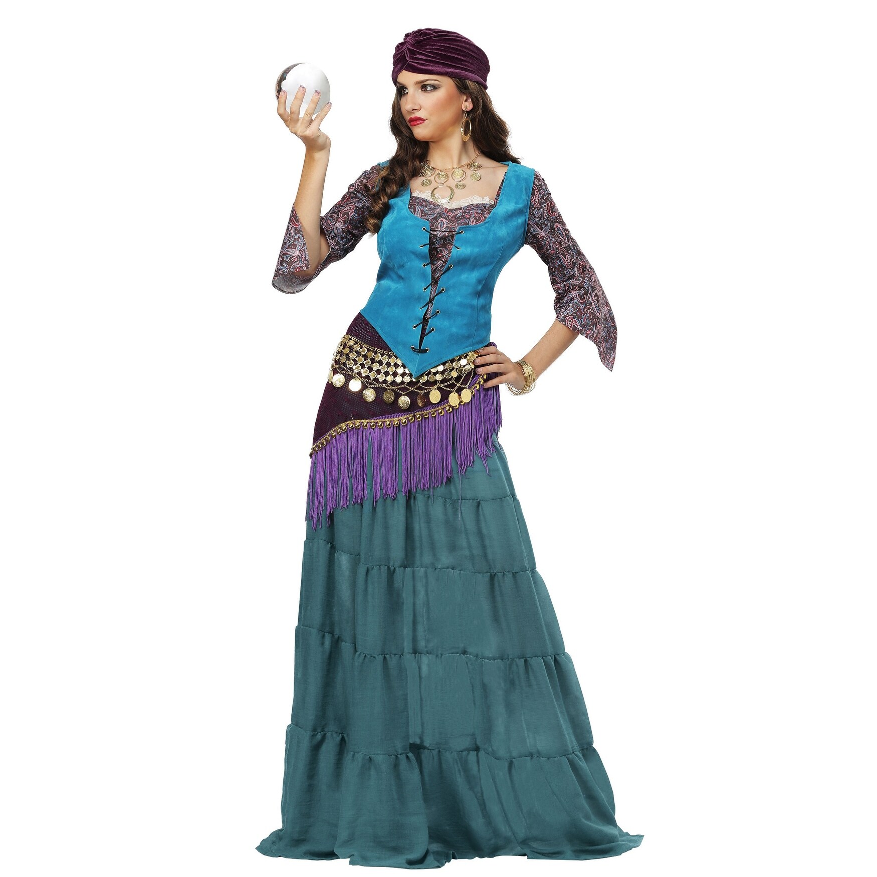 Shop Women S Fabulous Fortune Teller Gypsy Costume Overstock