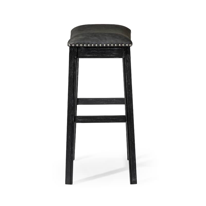 Maven Lane Adrien Saddle Kitchen Dining Stool