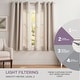 preview thumbnail 45 of 55, EXCLUSIVE HOME Loha Linen Grommet Top Curtain Panel Pair