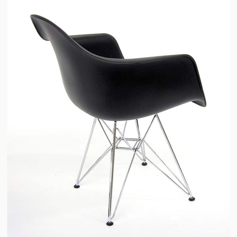 Dijon Dining Arm Chair Chrome Base