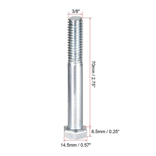 3 8 16 2 3 4 Hex Head Screw Bolts Fastener Grade 5 Unc Carbon Steel 5pcs 3 8 2 3 4 D L 5pcs On Sale Overstock 3 8 16 2 3 4 Hex Head Screw Bolts Fastener Grade 5 Unc Carbon Steel 5pcs 3 8 2 3 4 D L 5pcs On Sale Overstock