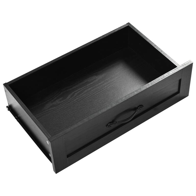 Farmhouse Kitchen Island with Drop Leaf Power Outlet and Rolling Wheels