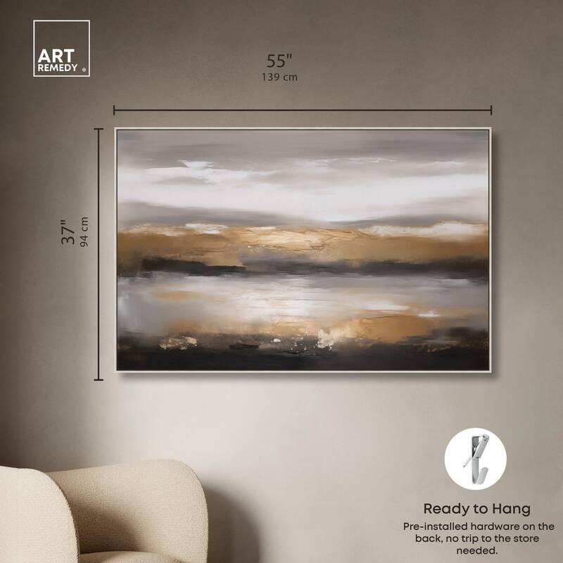Dust and Gold Canvas by Art Remedy