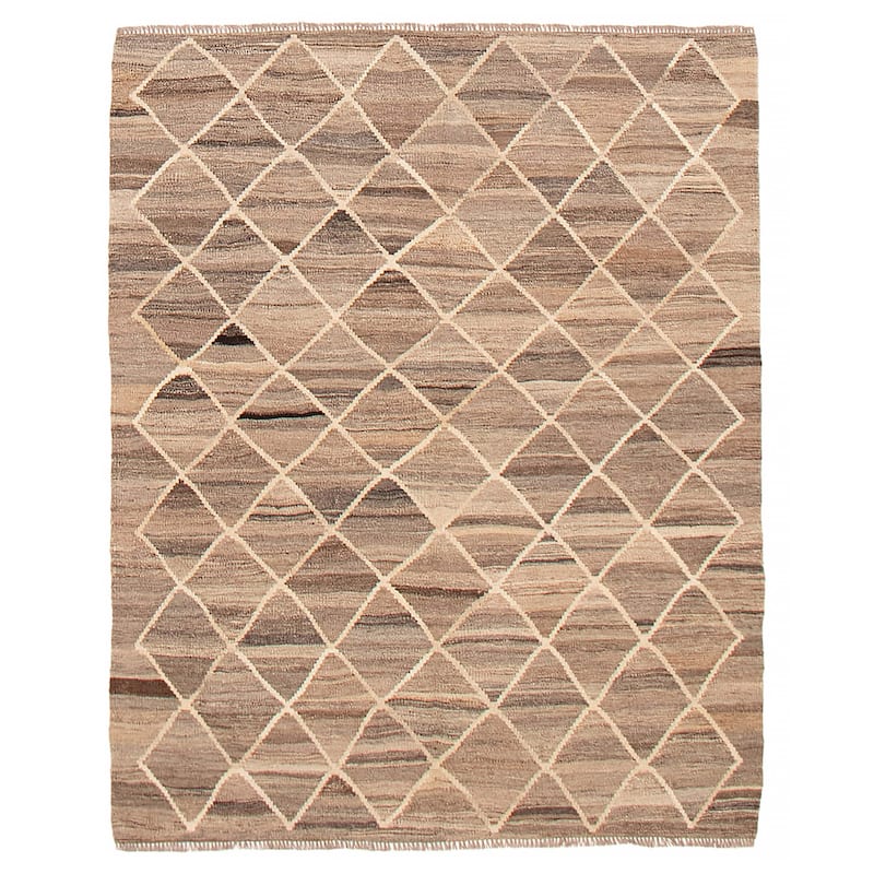 Sivas Taupe Kilim 4'11" x 6'4" - 4'11 x 6'4 - Taupe - 4'11 x 6'4