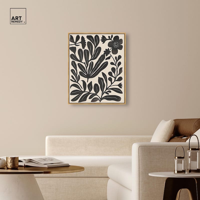 Ebony Eden Essence II Canvas by Art Remedy