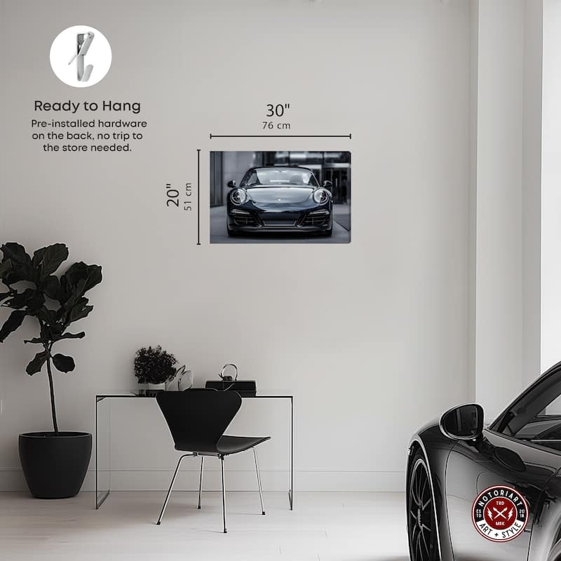 Notoriart Classy Car Gallery Wrapped Car 1 Piece Canvas Wall Art