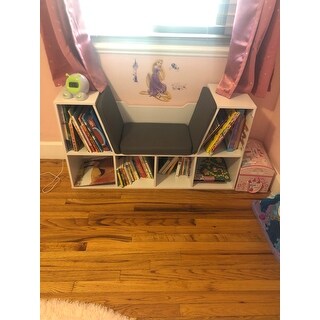 Kidkraft White Bookcase With Reading Nook N A On Sale Overstock 10238628