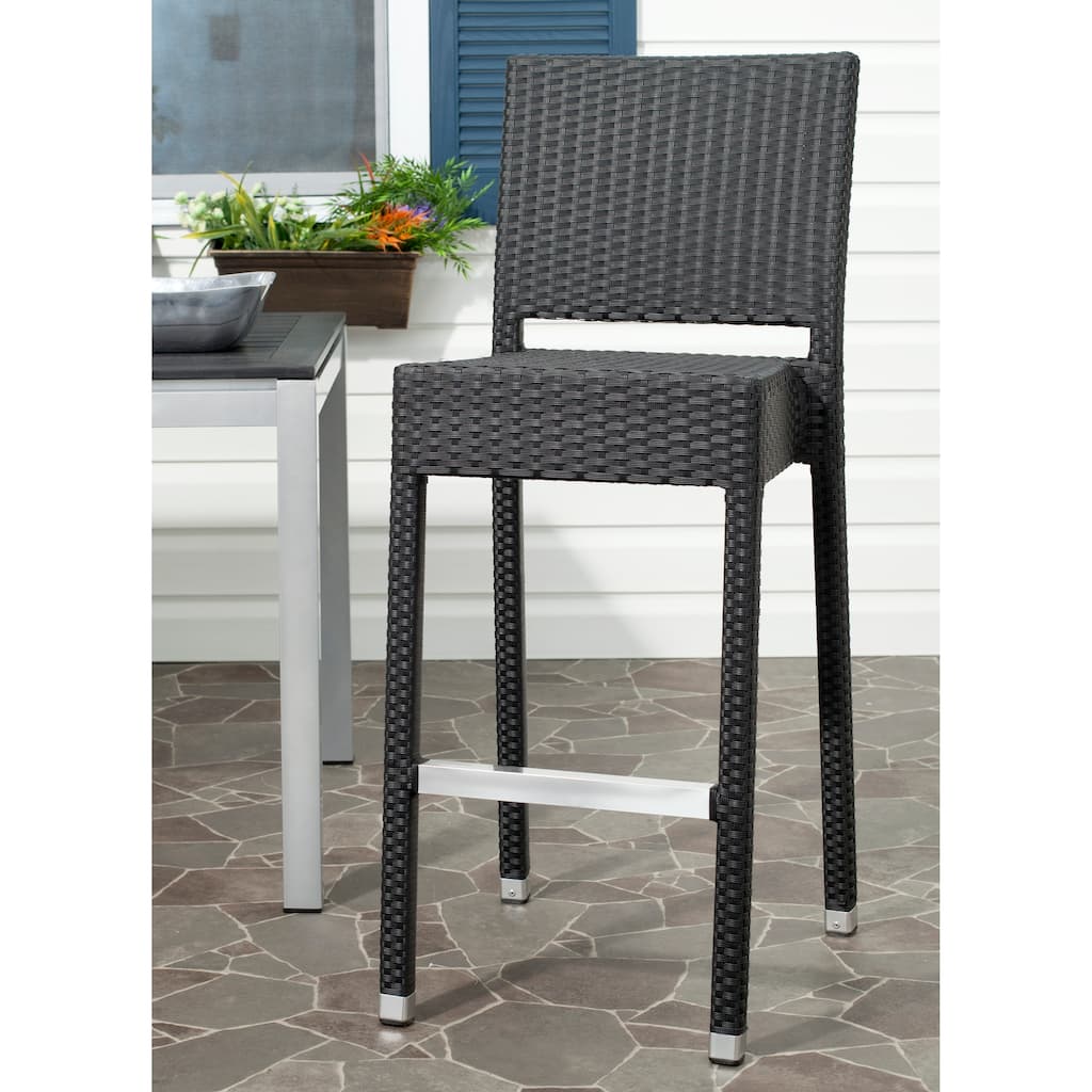SAFAVIEH Deann 30-inch Indoor/Outdoor Bar Stool - 17Wx21Dx44H