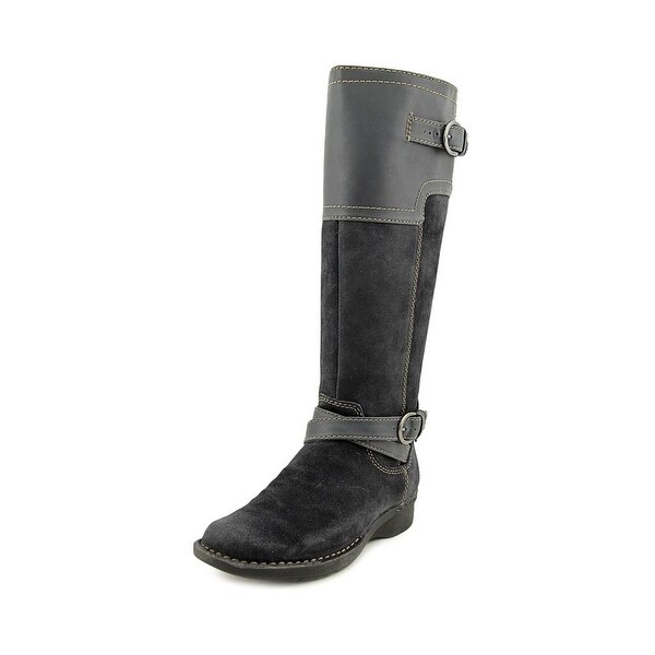 clarks suede knee high boots