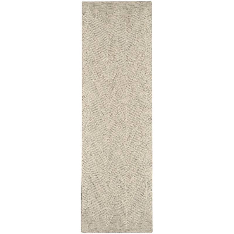 Nourison Linked Chic Modern Tufted Chevron Easy Care Area Rug