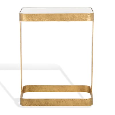 SAFAVIEH Couture Viktor Forged Metal Accent Table - 19"W x 11"D x 24"H