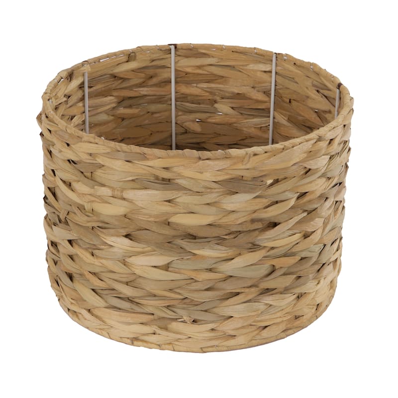 21.2-inch Handwoven Rattan Poly Table Lamp