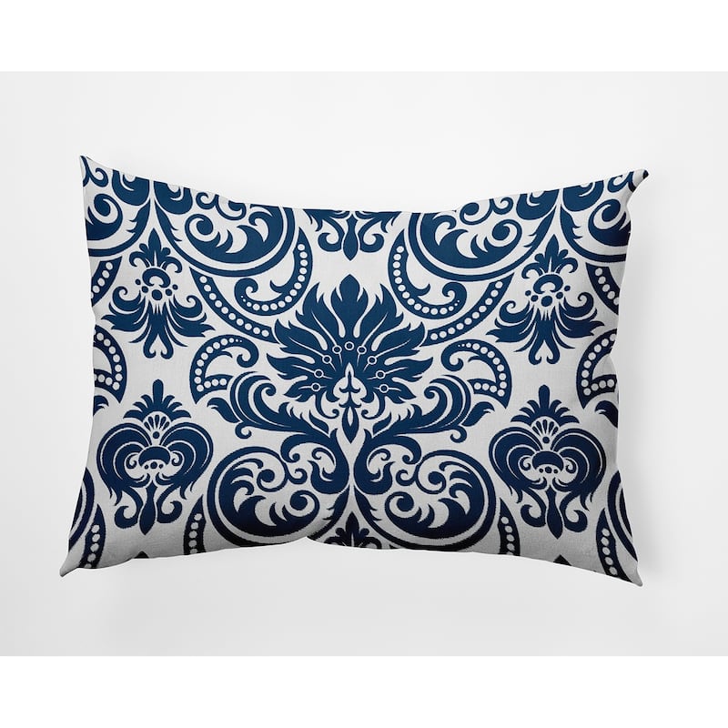 Alexys Polyester Indoor Pillow - Navy - 14" x 20"