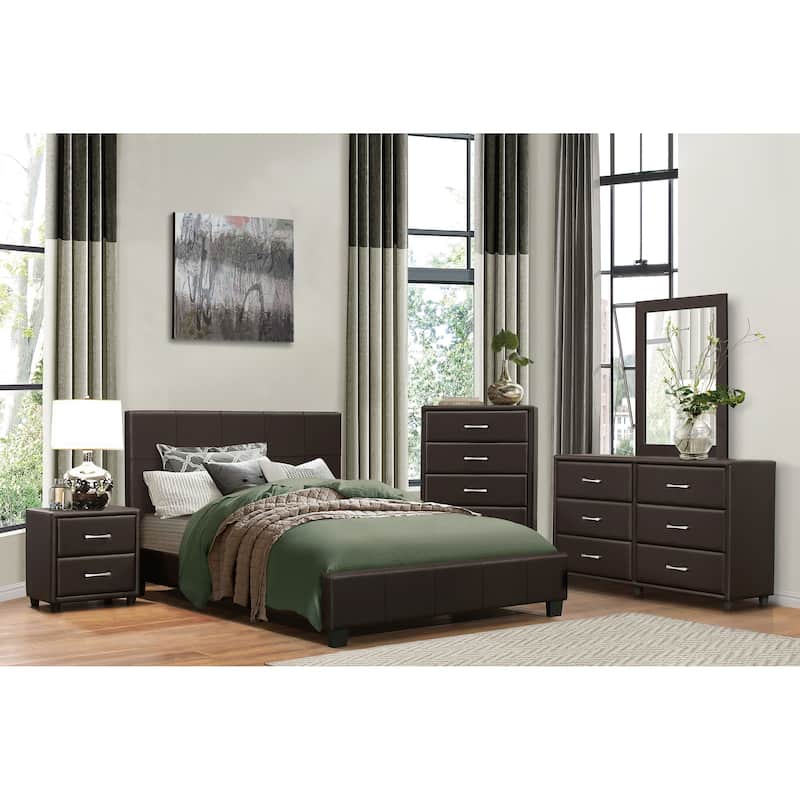 1pc Bedroom Furniture Two Drawers Nightstand