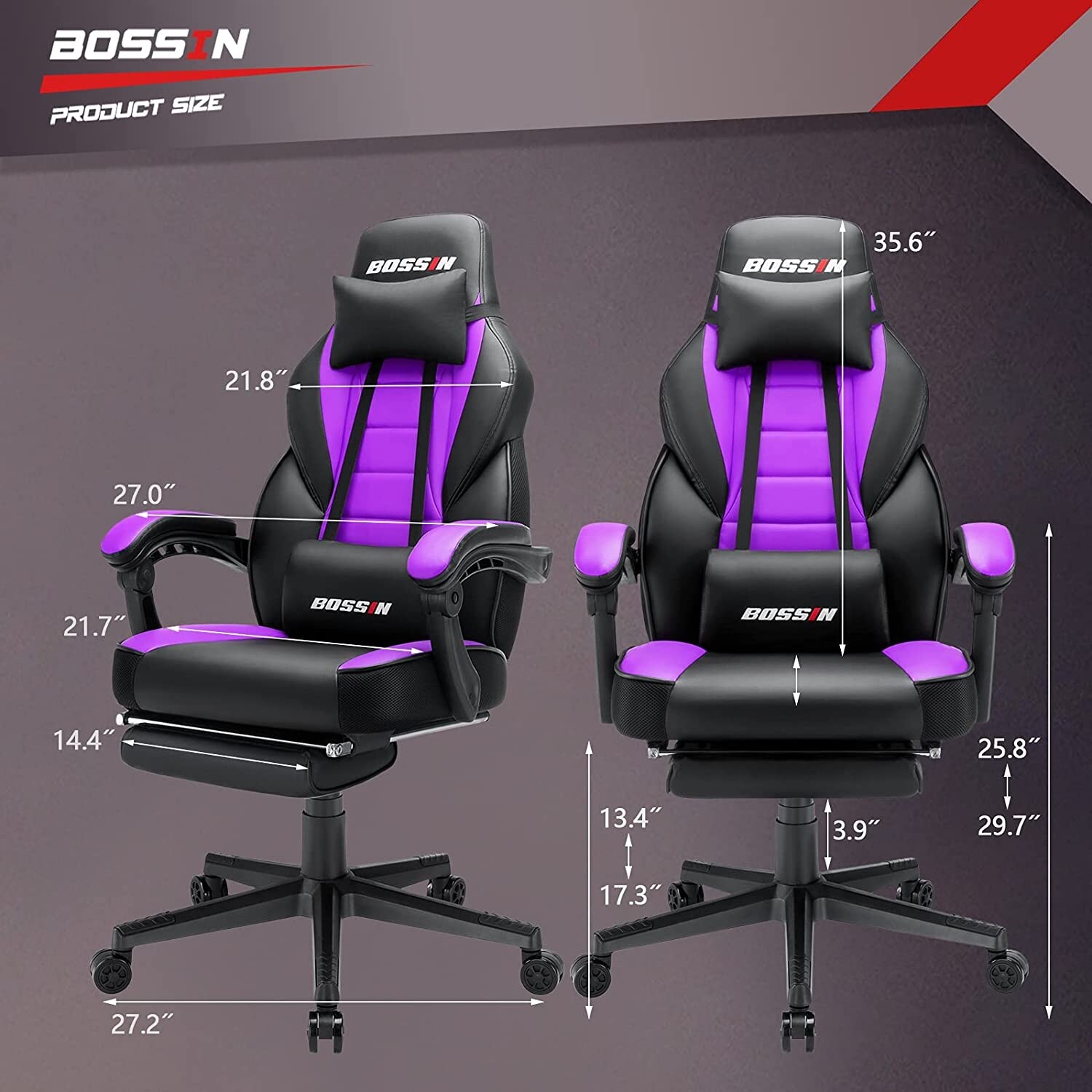 Bossin gaming sales chair website