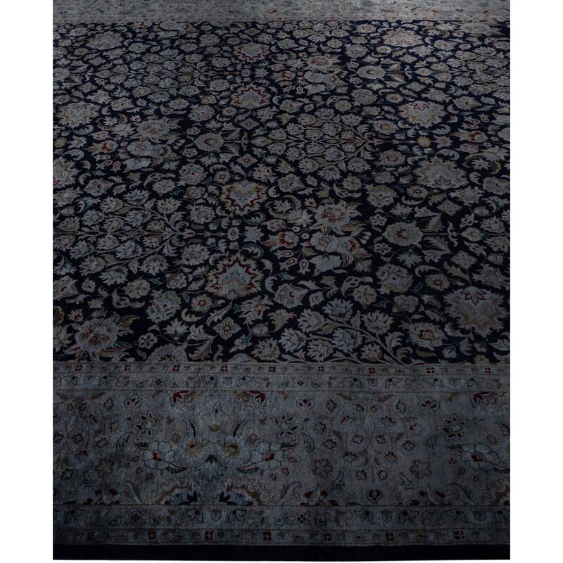 Overdyed One-of-a-Kind Hand-Knotted Area Rug - Navy - 8' 2" x 10' 5"