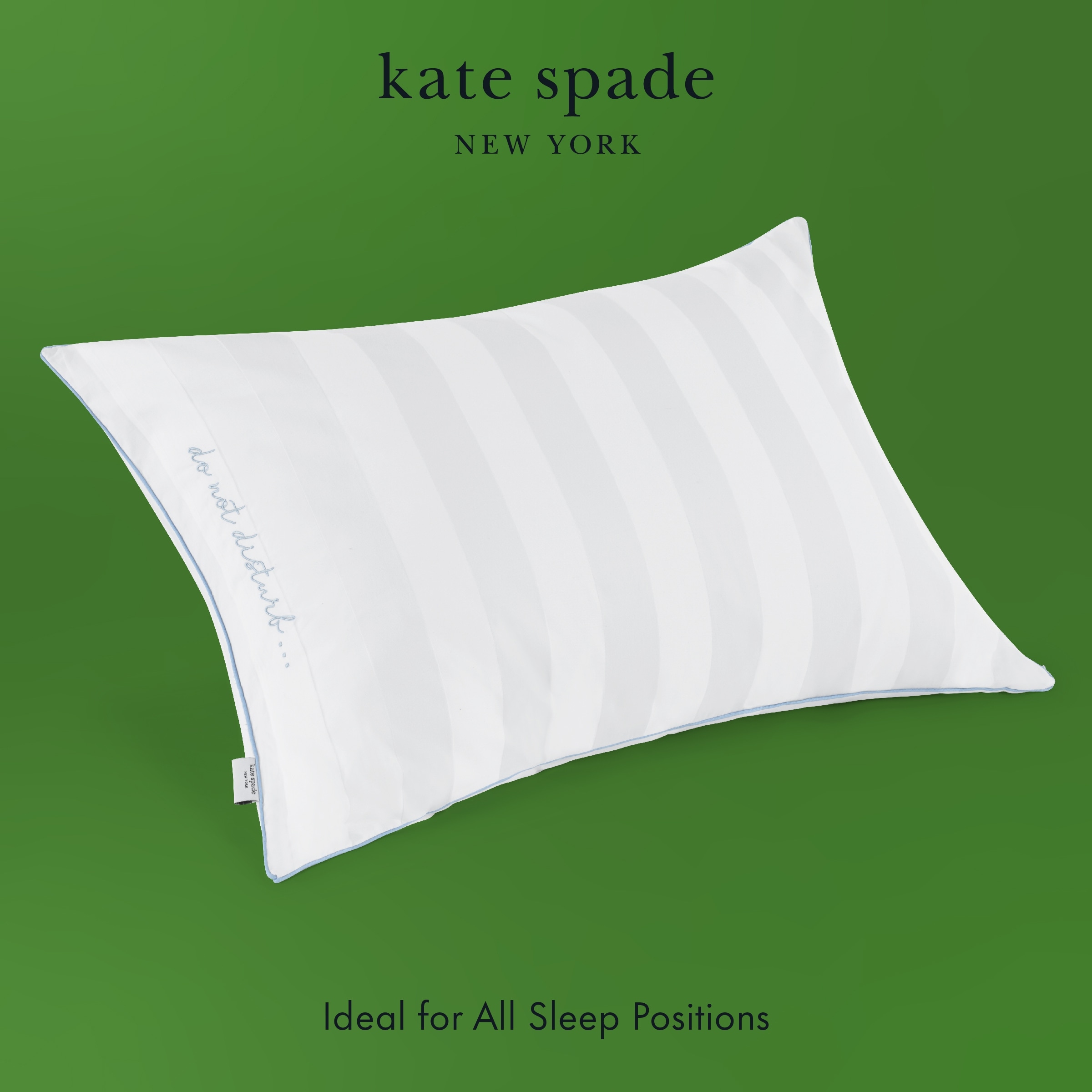 kate spade new york Awning Stripe Ultra Cooling King Bed Pillow