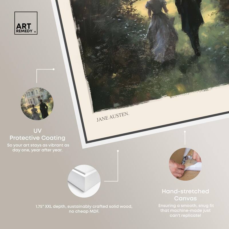 Pride and Prejudice Scene Canvas by Art Remedy