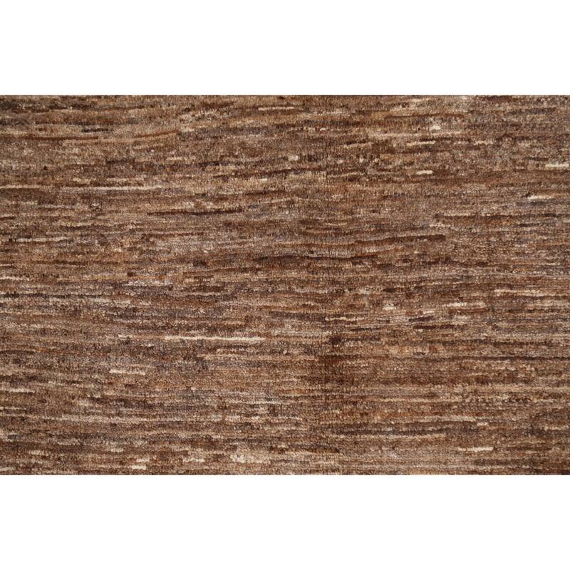 Brown Gabbeh Kashkoli Oriental Area Rug Wool Hand-knotted Foyer Carpet - 4'7" x 6'7"