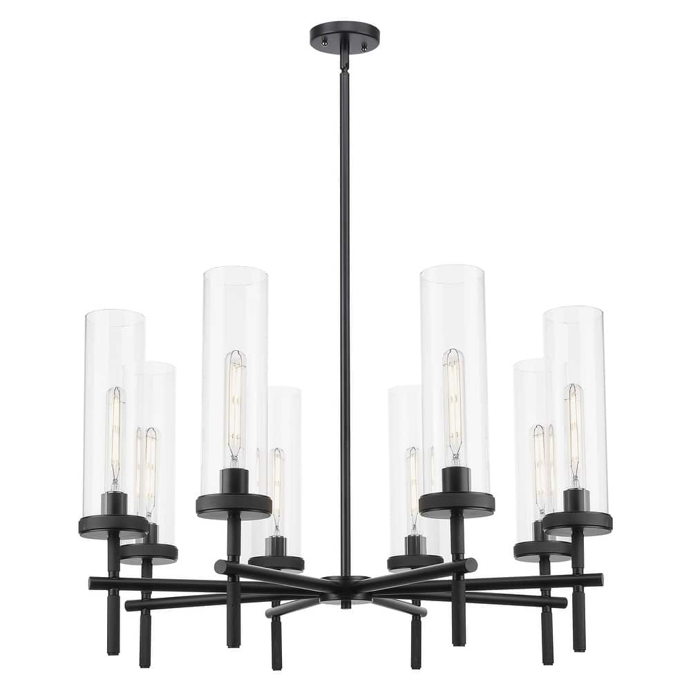 Innovations Lighting Downtown Urban - Lincoln - 8 Light 32" Stem Hung Chandlier