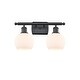 preview thumbnail 31 of 45, Innovations Lighting Athens 2 Light 16" Bath Vanity Light Matte White/Matte Black